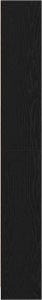 vidaXL Regał biblioteczny Czarny Dąb 40x24x176 cm Drewno klejone 6