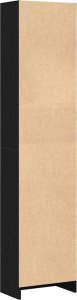 vidaXL Regał biblioteczny Czarny Dąb 40x24x176 cm Drewno klejone 7