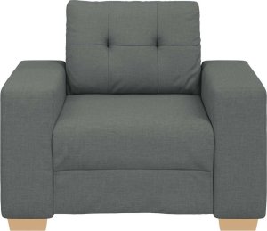 vidaXL Fotel, ciemnoszary, 59 cm, obity tkaniną 4