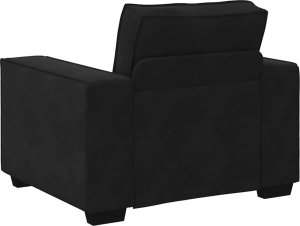 Sofa Fotel Czarny 59 cm Aksamit 6