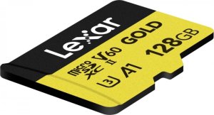 LEXAR MICROSD GOLD UHS-II, R280/W100 C10/A1/U3 (V60) 128GB 1