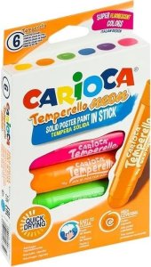Farby w sztyfcie temperello neon 6kol CARIOCA 1