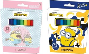 Mazaki 12 kolorów Minionki 1