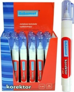 Korektor z metalową końcówką 7 ml (24szt) 1