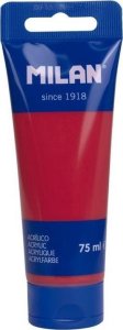Farba akrylowa w tubce 75ml koralowa czerwieńMILAN 1
