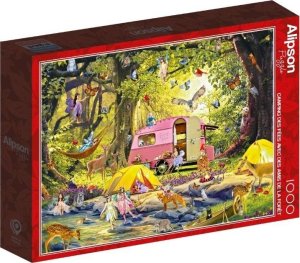 Puzzle 1000 Wróżkowy camping z przyjaciółmi 1