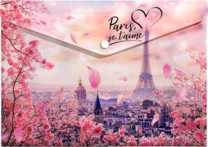 Koperta A4 PP na napę z nadrukiem Take Me To Paris 1