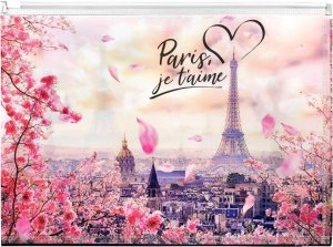 Koperta A4 PP z nadrukiem zip Take Me To Paris 1
