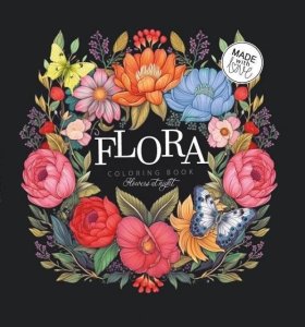 Kolorowanka 160x160 Flora Kwiaty 1