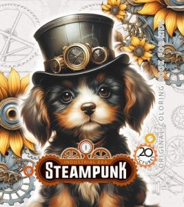 Kolorowanka 160x160 Steampunk Pies 1