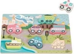 Puzzle drewniane Pojazdy 1