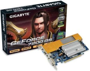 Karta graficzna Gigabyte GeForce 7200 GS 256MB 7200GS. PX 512MB TC DVI TV BOX 1