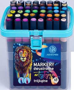 Markery trójkątne dwustronne 48 kol ASTRA 1