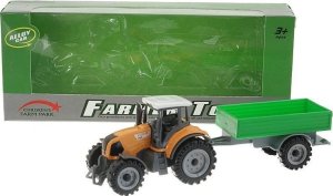 Traktor z przyczepą metalowy 1