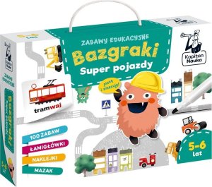 Zabawy edukacyjne. Bazgraki. Super pojazdy 1