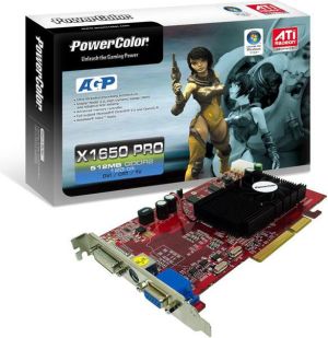 Karta graficzna Power Color Radeon X1650 Pro 512MB X1650PRO 512MB DVI TV 1