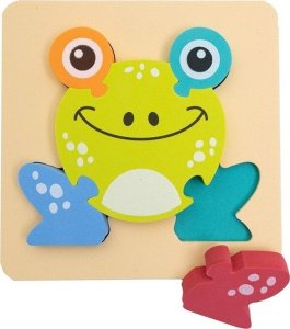 Puzzle piankowe - żabka 1