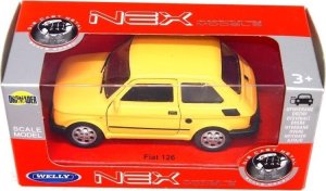 Fiat 126p 1:27 żółty WELLY 1