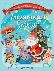 Kolorowanki-czytanki. Zaczarowane Święta 1