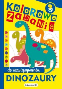 Kolorowe zadania do rozwiązywania. Dinozaury 1