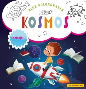 Blok kolorowanek. Kosmos + naklejki 1