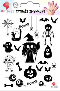 Tatuaże zmywalne dla dzieci Halloween 2 1
