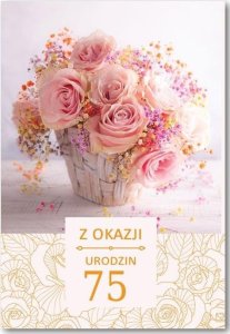 Kartka okolicznościowa Urodziny 75 1