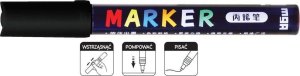 Marker akrylowy 1-2mm czarny (6szt) M&G 1