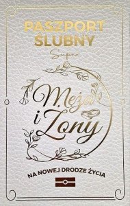 Karnet Paszport ślubny Męża i Żony 1