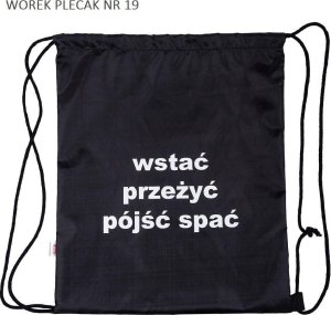 Worek plecak Wstać Przeżyć Pójść spać 1