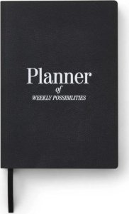 Planer tygodniowy czarny 1
