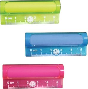 Gumka i linijka 5cm 2w1 (18szt) ASTRA 1