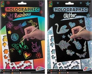 Papier holograficzny A5 mix 1