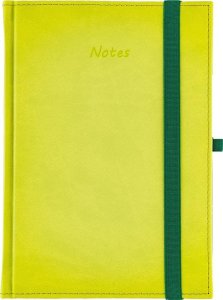 Notes A5 kratka Vivella z gumką seledynowy 1