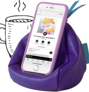 Bookaroo Bean Bag Pufa pod smartfon - fioletowa 1