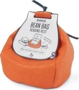 Bean Bag Pufa z kieszonką pod książkę/tablet pomar 1