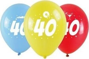 Balony okazjonalne z nadrukiem 40 28cm 3szt 1