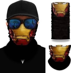 Chusta bandana antybakteryjna - Iron-Man 1