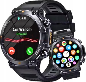 Smartwatch Wenom K56 PRO czarny Bluetooth Call Wodoodporny menu PL 9