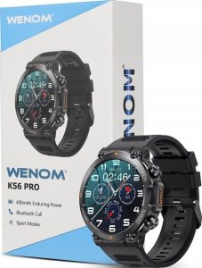 Smartwatch Wenom K56 PRO czarny Bluetooth Call Wodoodporny menu PL 10