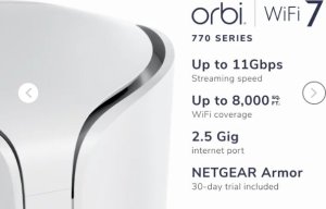 Router NETGEAR Orbi 770 3-pak (RBE773-100EUS) 7