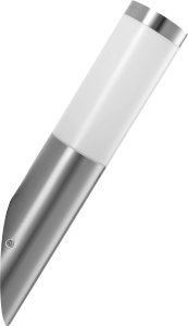 EDERA oprawa ogrodowa, E27, max. 15W, IP44, skos, stal nierdzewna 1