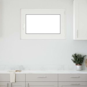 vidaXL Okno piwniczne RISOR 90x60 cm uchylno-rozwierne DIN prawe białe 1
