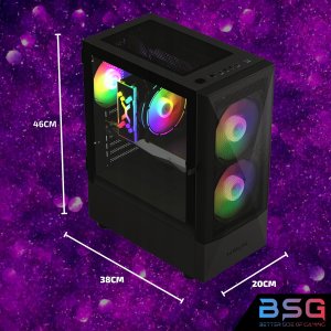 Komputer BSG Venom V5 Intel Core i7 GeForce GT 1030 16GB DDR3 512GB SSD Windows 10 5