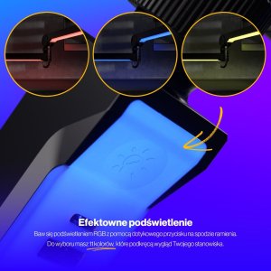 Endorfy Statyw biurkowy Broadcast Low Profile RGB Boom Arm (EY0A010) 16