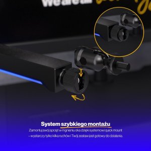 Endorfy Statyw biurkowy Broadcast Low Profile RGB Boom Arm (EY0A010) 22