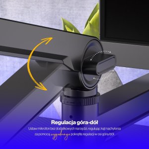 Endorfy Statyw biurkowy Broadcast Low Profile Boom Arm (EY0A009) 19