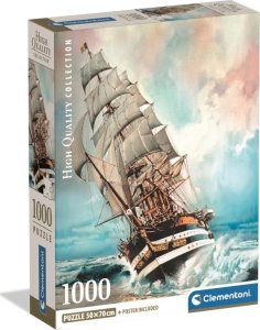 Clementoni Puzzle Compact Amerigo Vespucci 1000 elementów (39948) 1