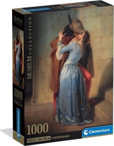 Clementoni Puzzle Compact Museum Hayes: The Kiss 1000 elementów (37064) 1