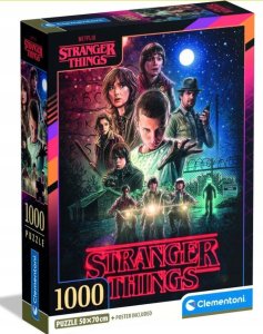 Clementoni Puzzle Compact Stranger Things 1000 elementów (39978) 1